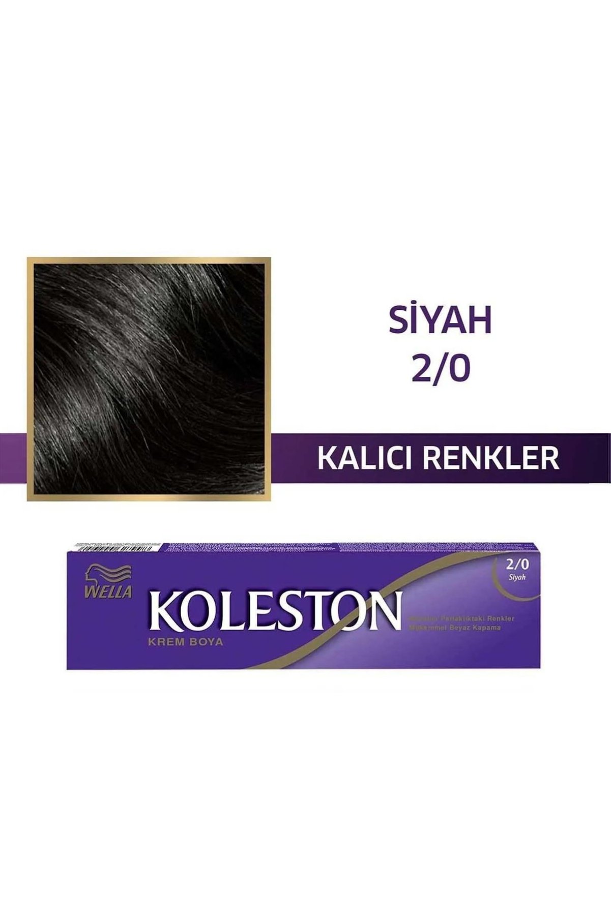 Koleston Tüp Boya 2.0 SiyahWella