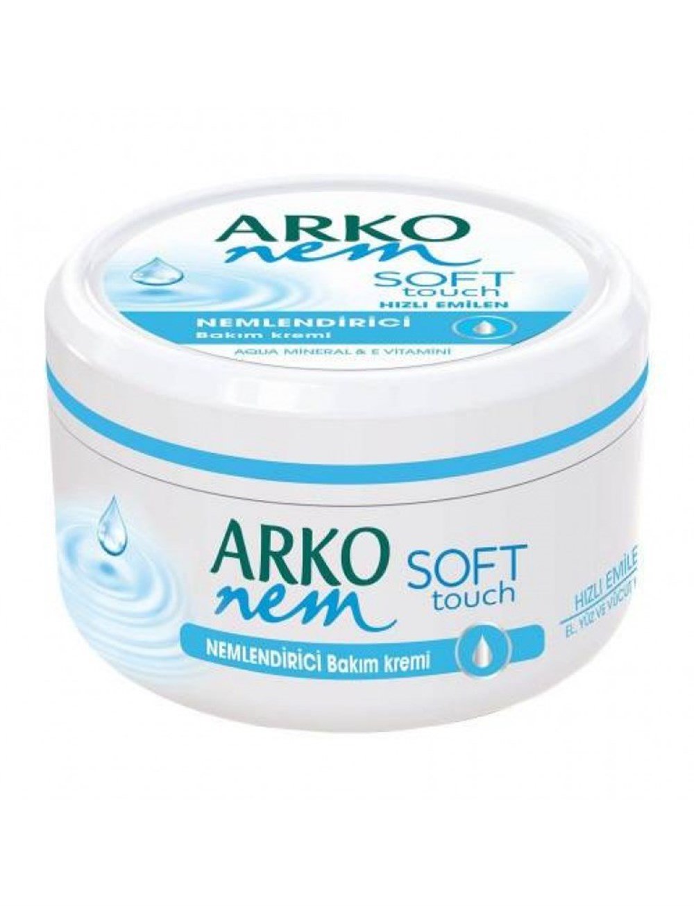 Arko Nem Aqua Mineral Ve E Vitamini Nemlendirici Bakım Kremi 300 Ml
