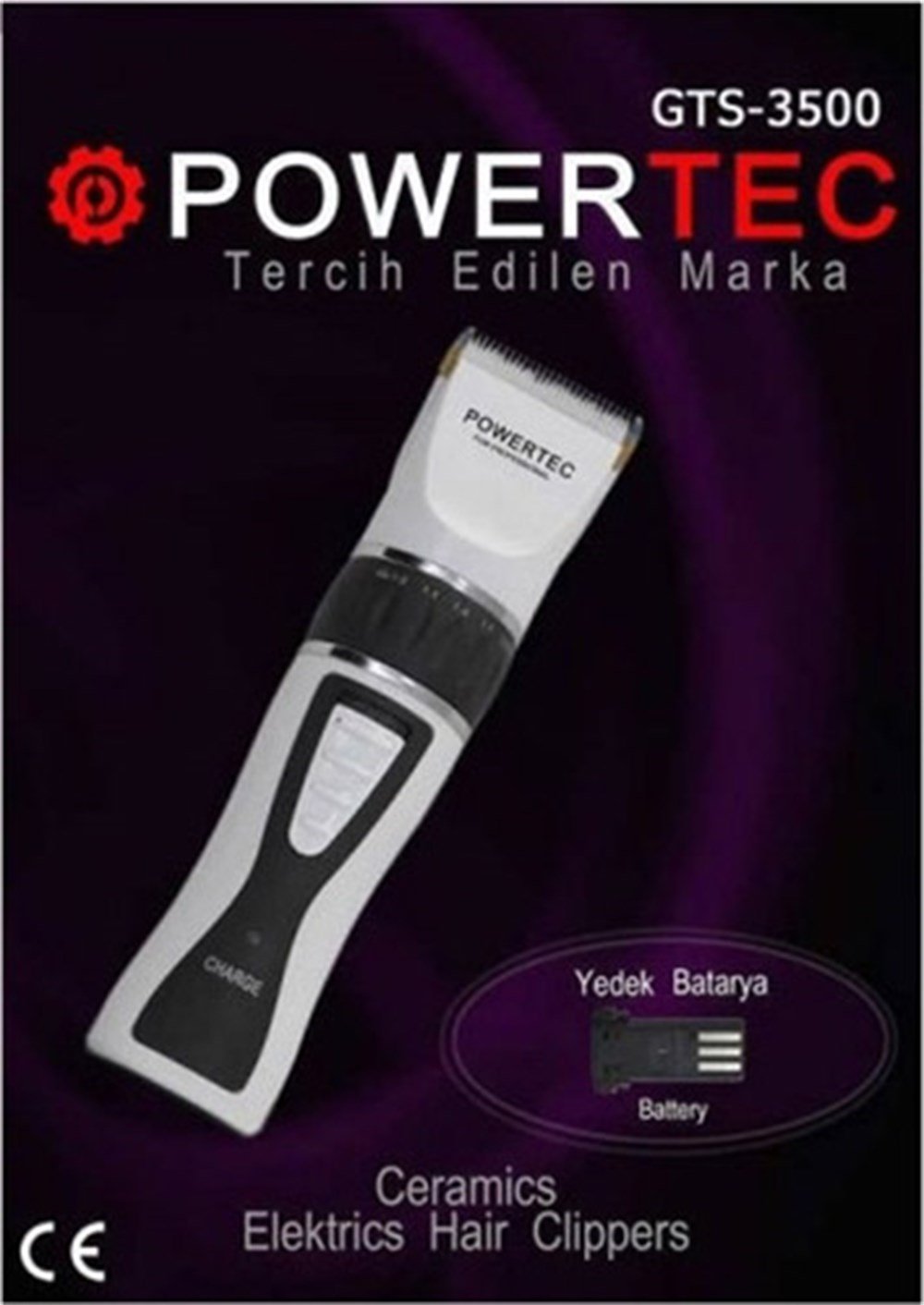Powertec Şarjlı Saç Traş Makinası Gts 3500