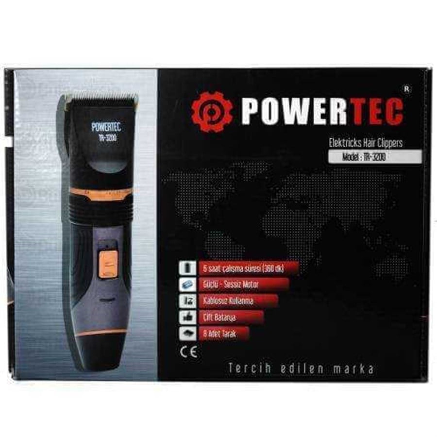 Powertec Şarjlı Saç Traş Makinası Tr 3200Markasız