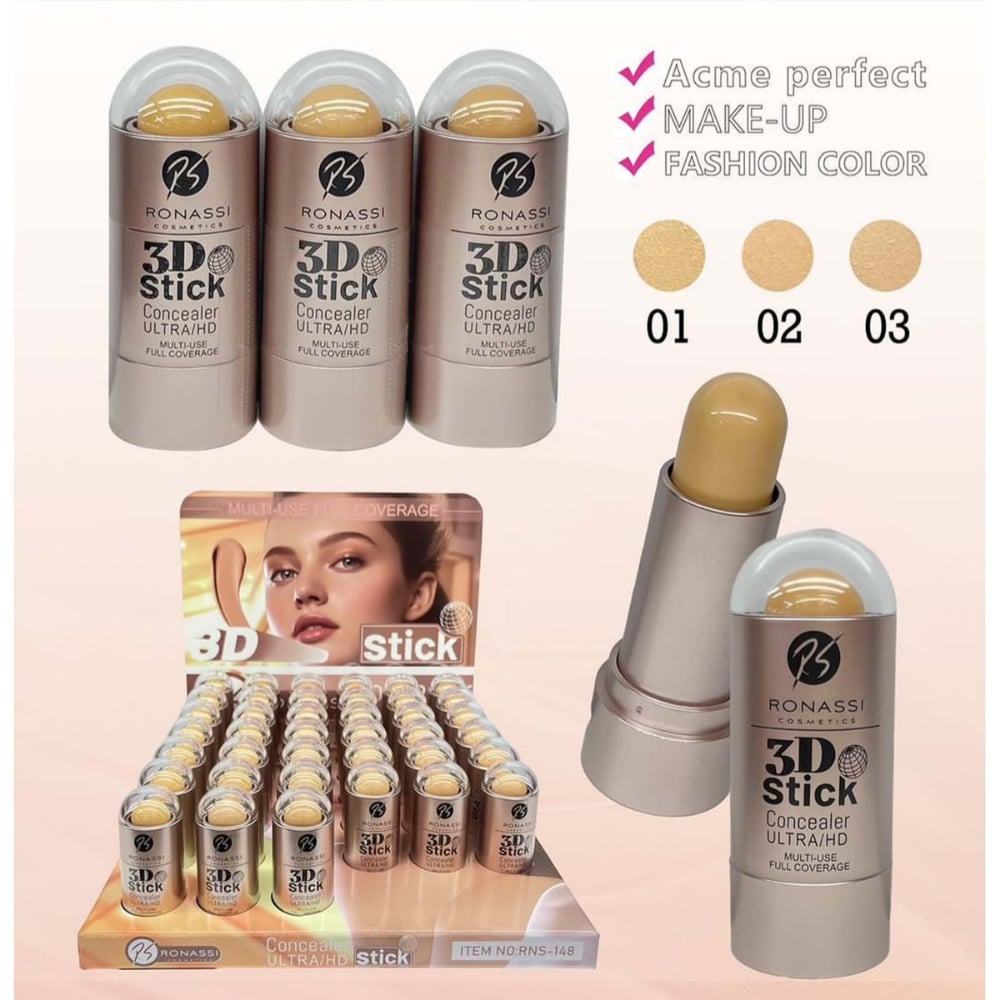 Ronassi 3D Stick Concealer Kapatıcı 102 RNS-148Ronassi