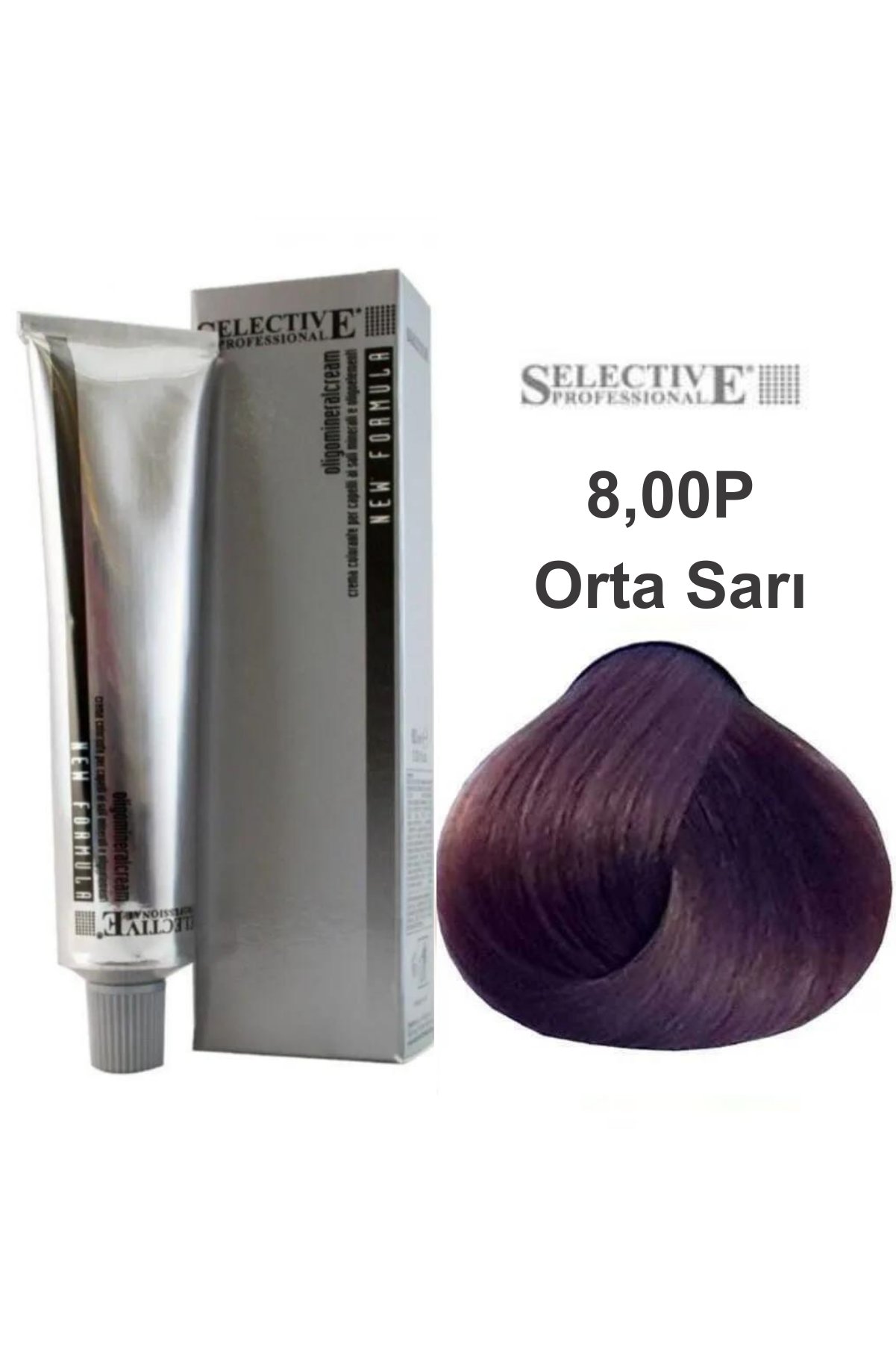 Selective Saç Boyası 8.00P Orta Sarı 60 MlSelective