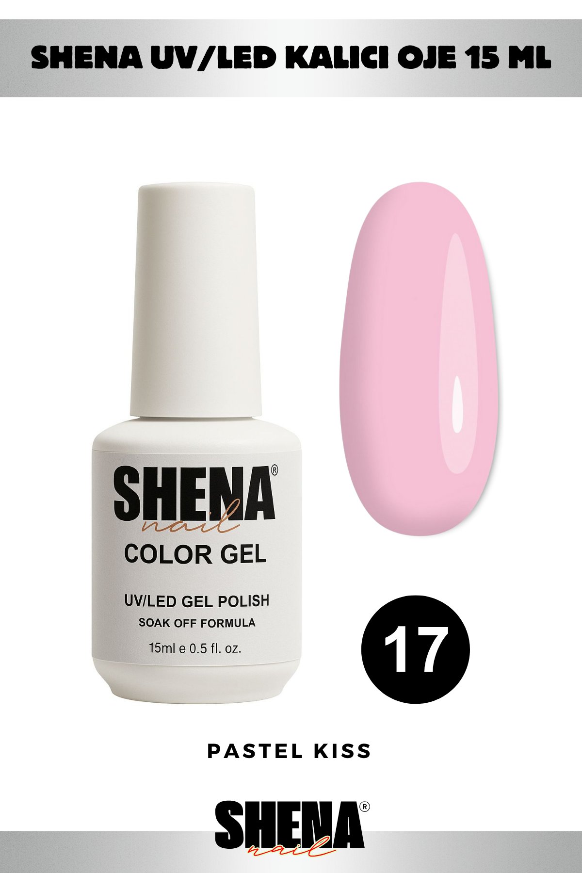 Shena Kalıcı Oje Gel Polish 15 Ml 017Shena