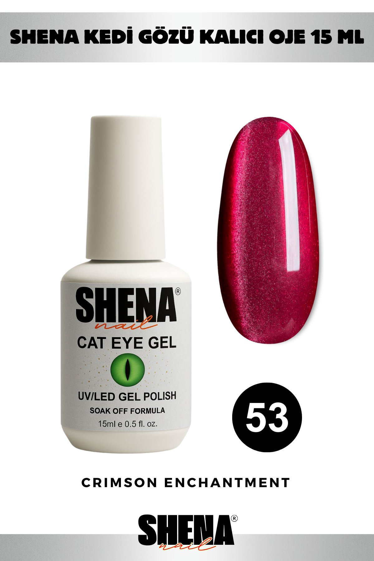 Shena Kalıcı Oje Gel Polish 15 Ml 053Shena