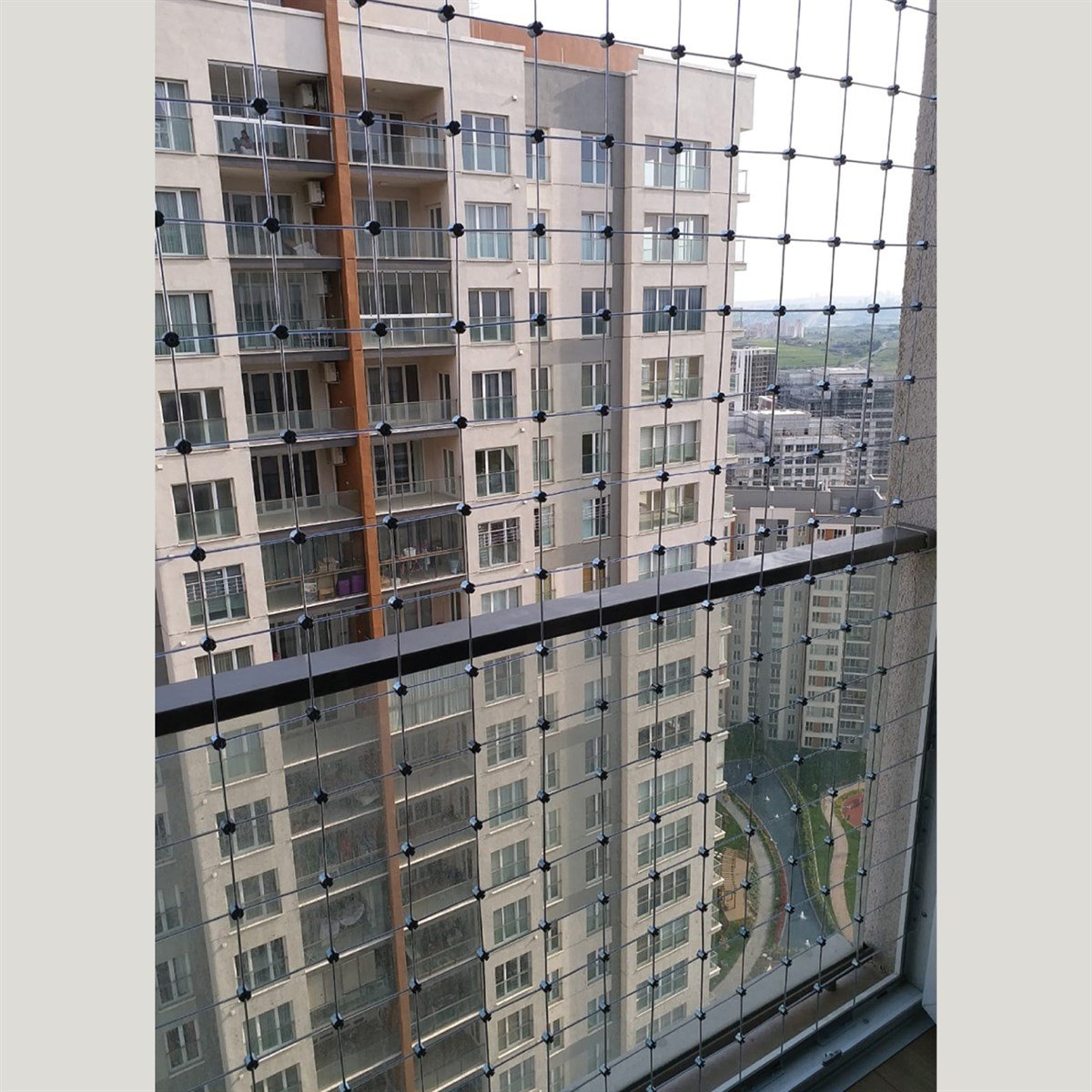 FRANSIZ BALKON KAPISI - WINBLOCK Çocuklar için Pencere Çelik Güvenlik Ağı – Yeni Nesil Pencere Korkuluk sistemi