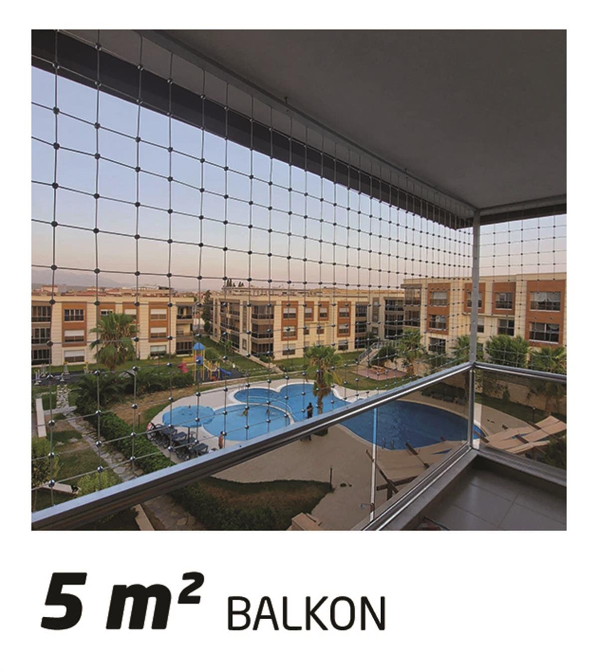 Winblock - Balkonlar için Çocuk Güvenlik Sistemi ( 5 M² )