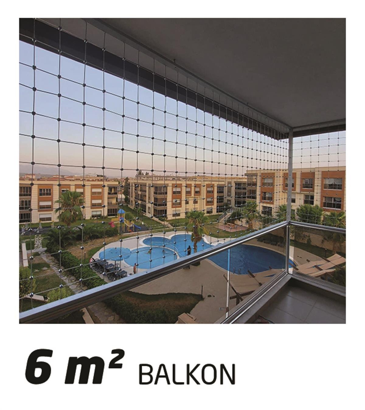 Winblock - Balkonlar için Çocuk Güvenlik Sistemi ( 6 M² )