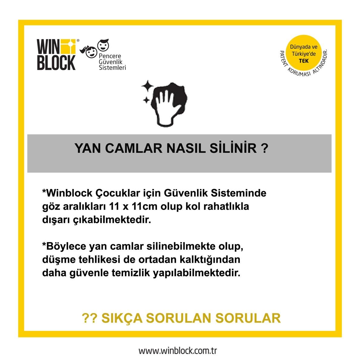 Winblock - Balkonlar için Çocuk Güvenlik Sistemi ( 4 M² )