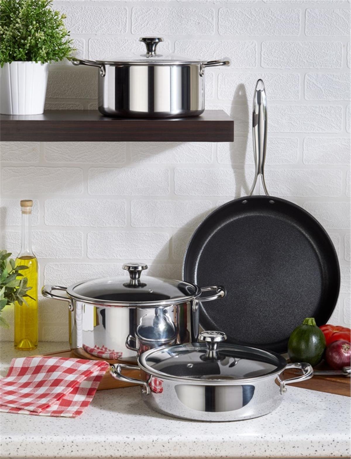 Altınbaşak Multi Metal Çelik Yumurta Sahanı 22Cm