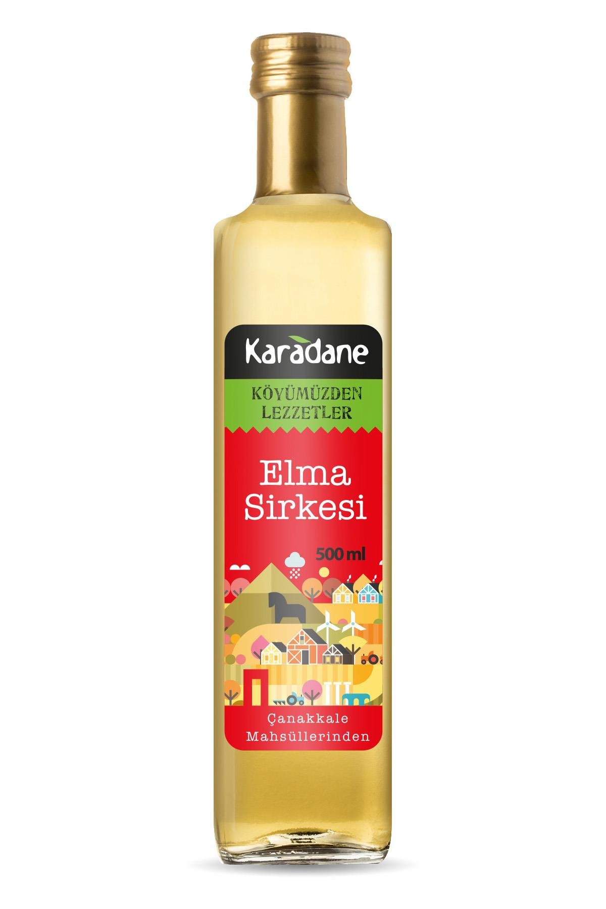 Doğal Elma Sirkesi 500ml Cam Şişe