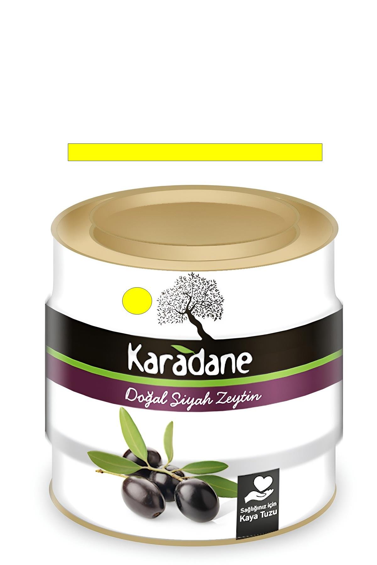 Siyah Zeytin 321-390 Kalibre 10kg Teneke