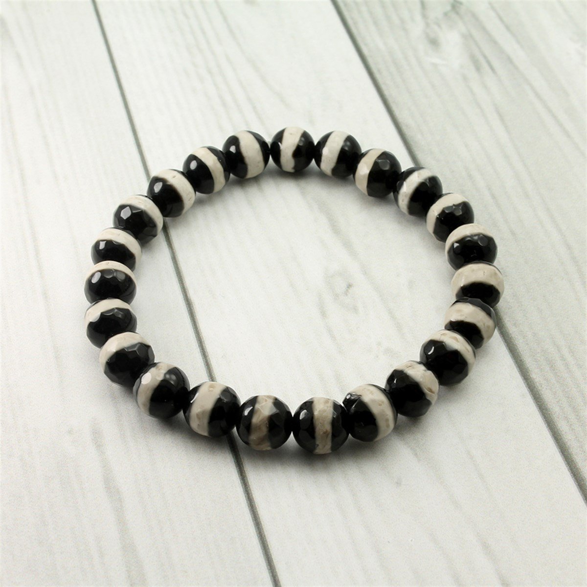 8 mm Akik Doğaltaş Unisex Bileklik