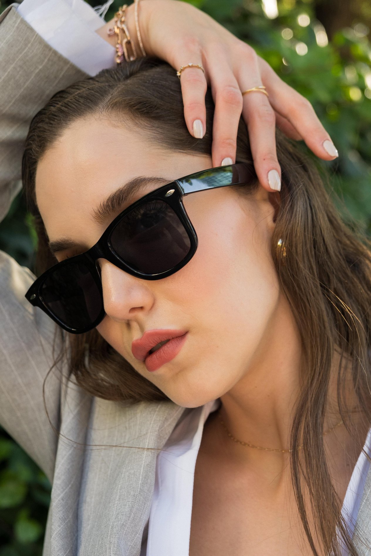 MV 01007 Siyah Wayfarer Unisex Güneş Gözlüğü