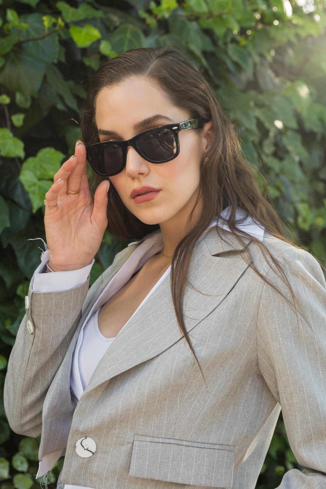 MV 01007 Siyah Wayfarer Unisex Güneş Gözlüğü