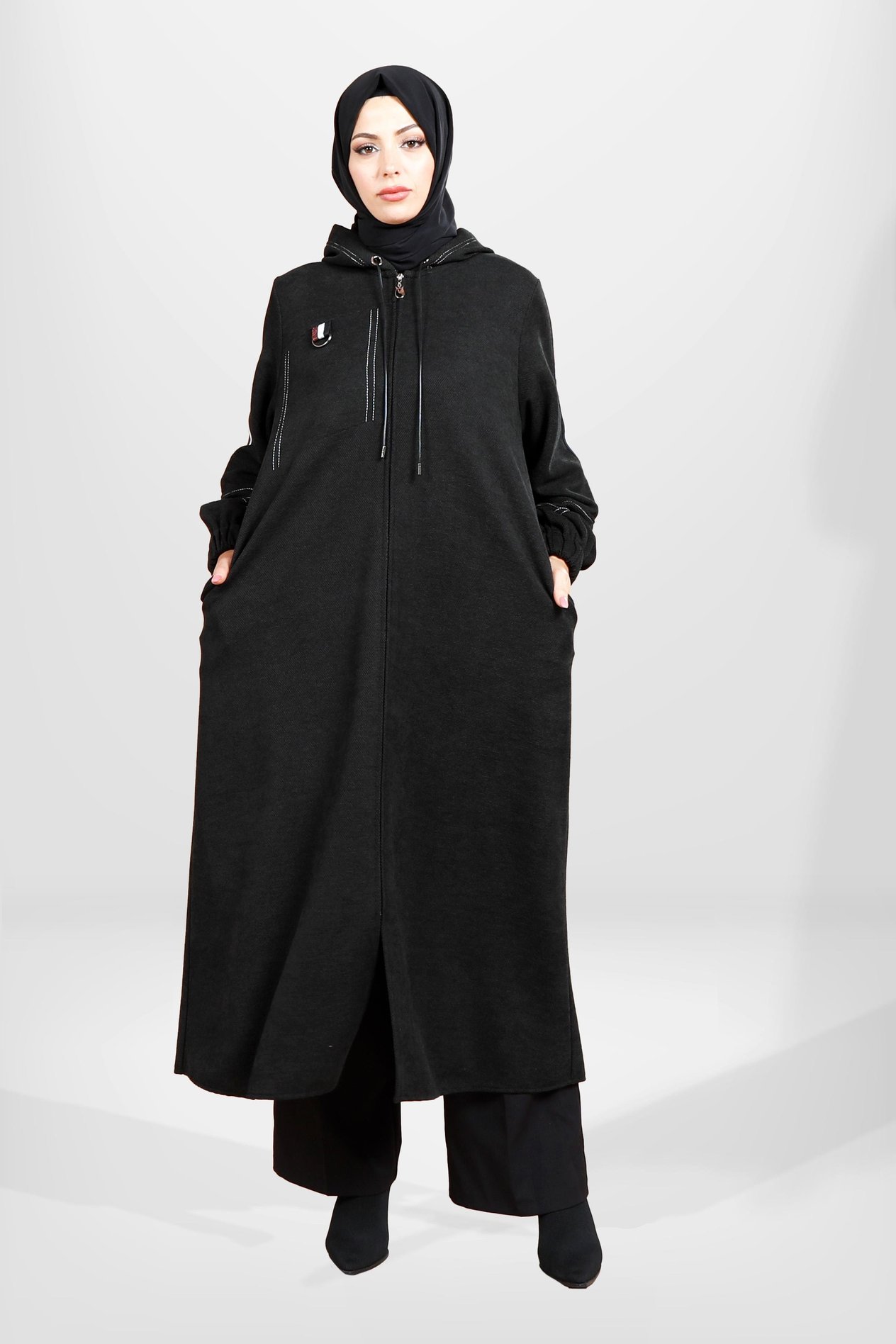Beyza-3800 SPOR FERACE SİYAH ŞÖNİL