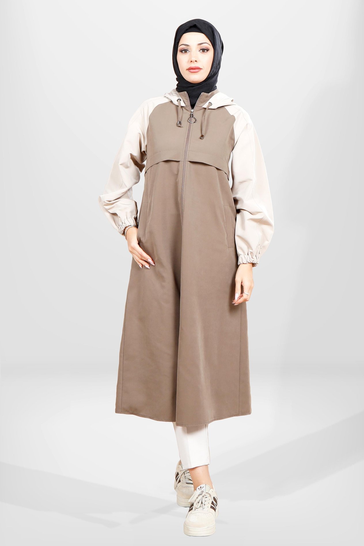 Beyza-3808 TRENÇ TOPRAK