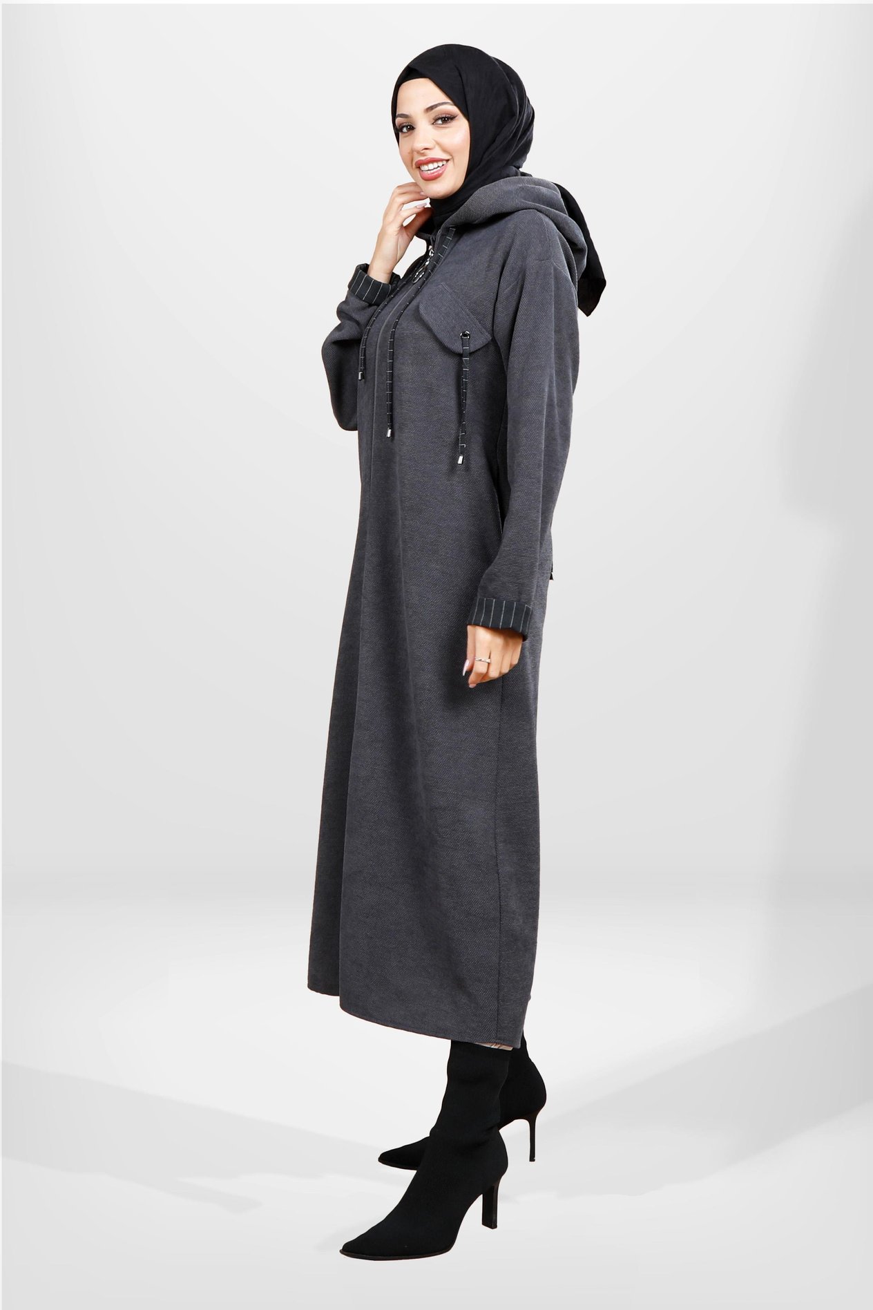 Beyza-3812 FERACE GRİ ŞÖNİL