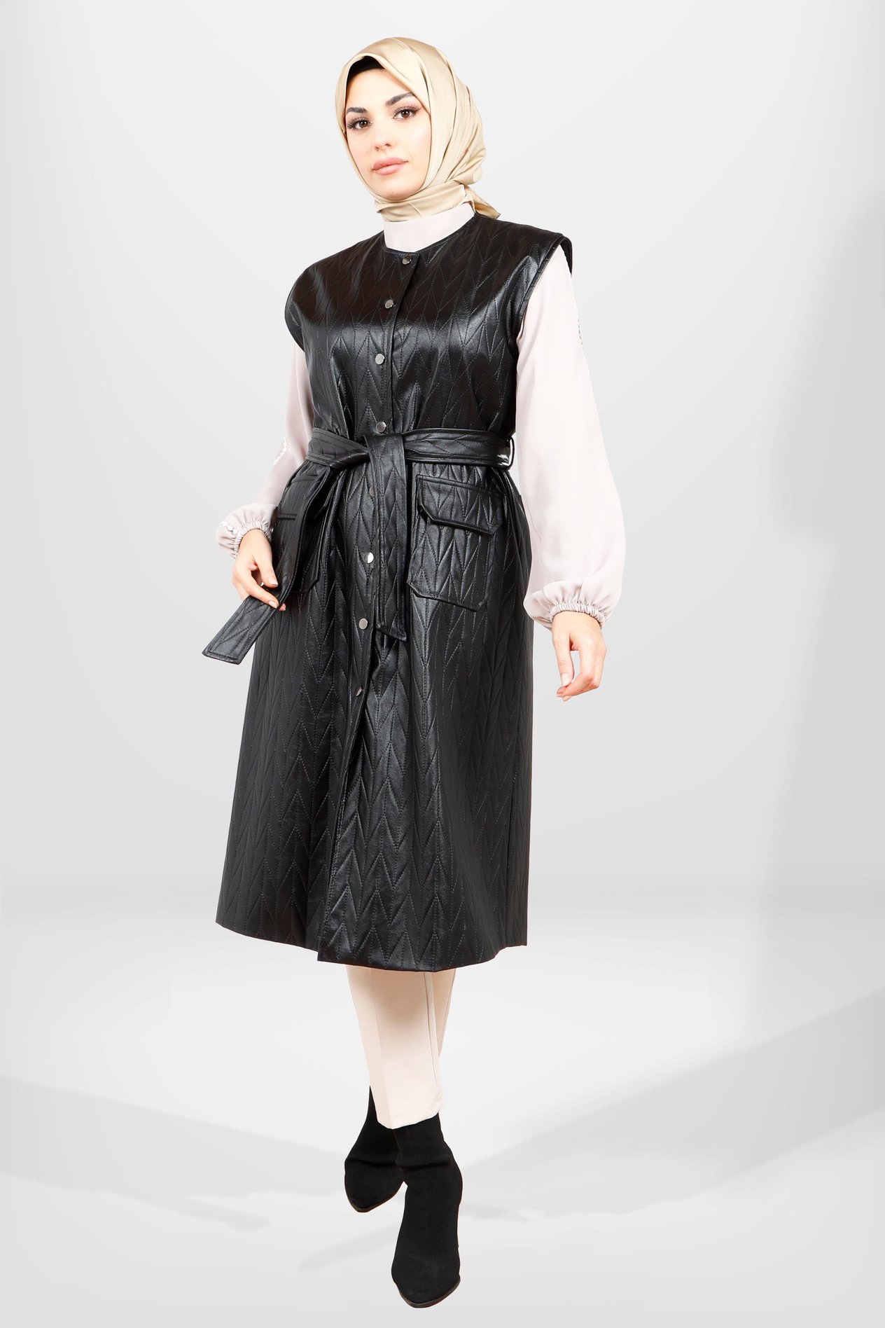 Beyza-3819 YELEK SİYAH