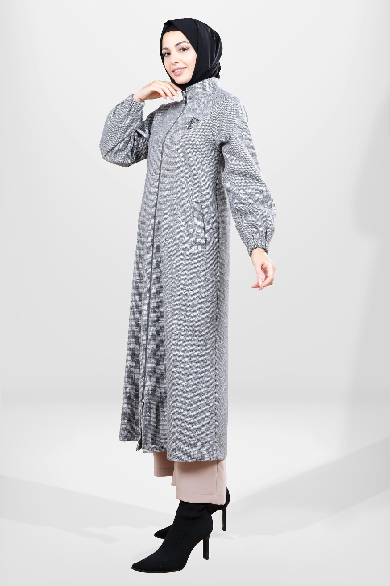 Beyza-3824 KAP KIRÇILLI SİYAH