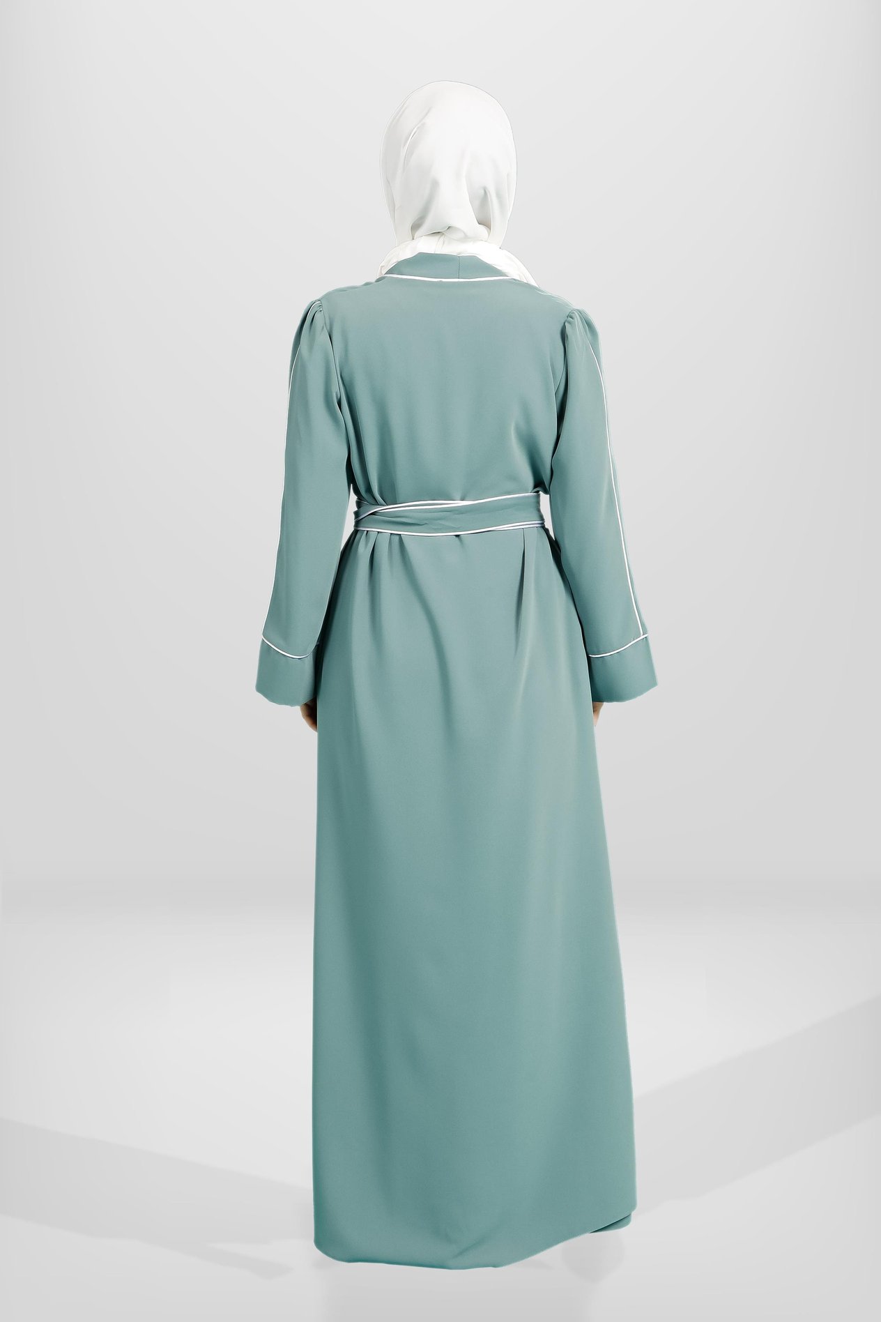 Beyza-3863 ABAYA TAKIM MİNT