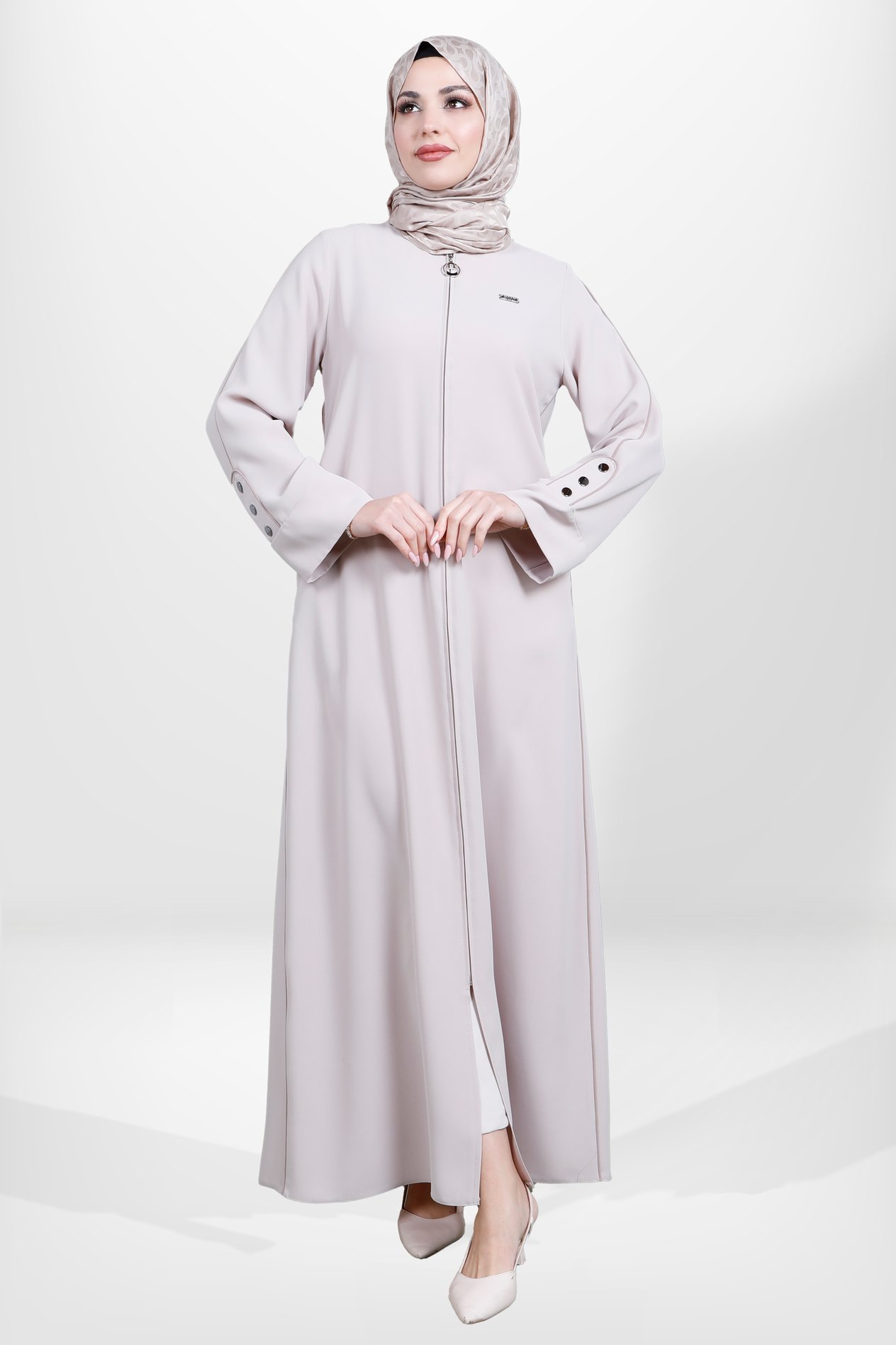 Beyza-3886 FERACE ETİKETLİ BEJ