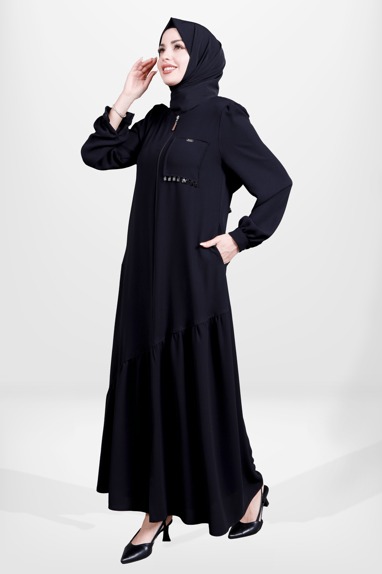 Beyza-3898 FERACE SİYAH