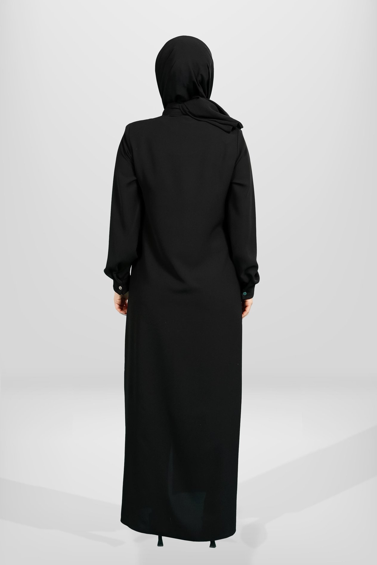 Beyza-3901 FERACE ŞERİTLİ SİYAH