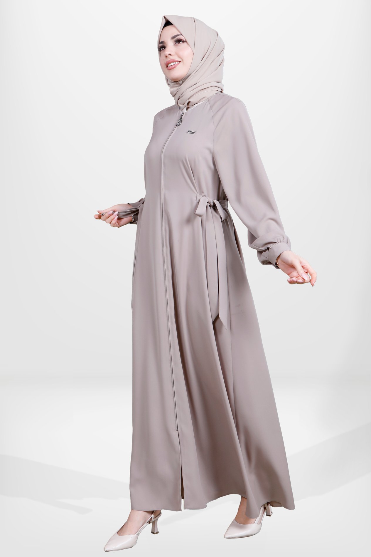 Beyza-3915 FERACE BAĞCIKLI BEJ