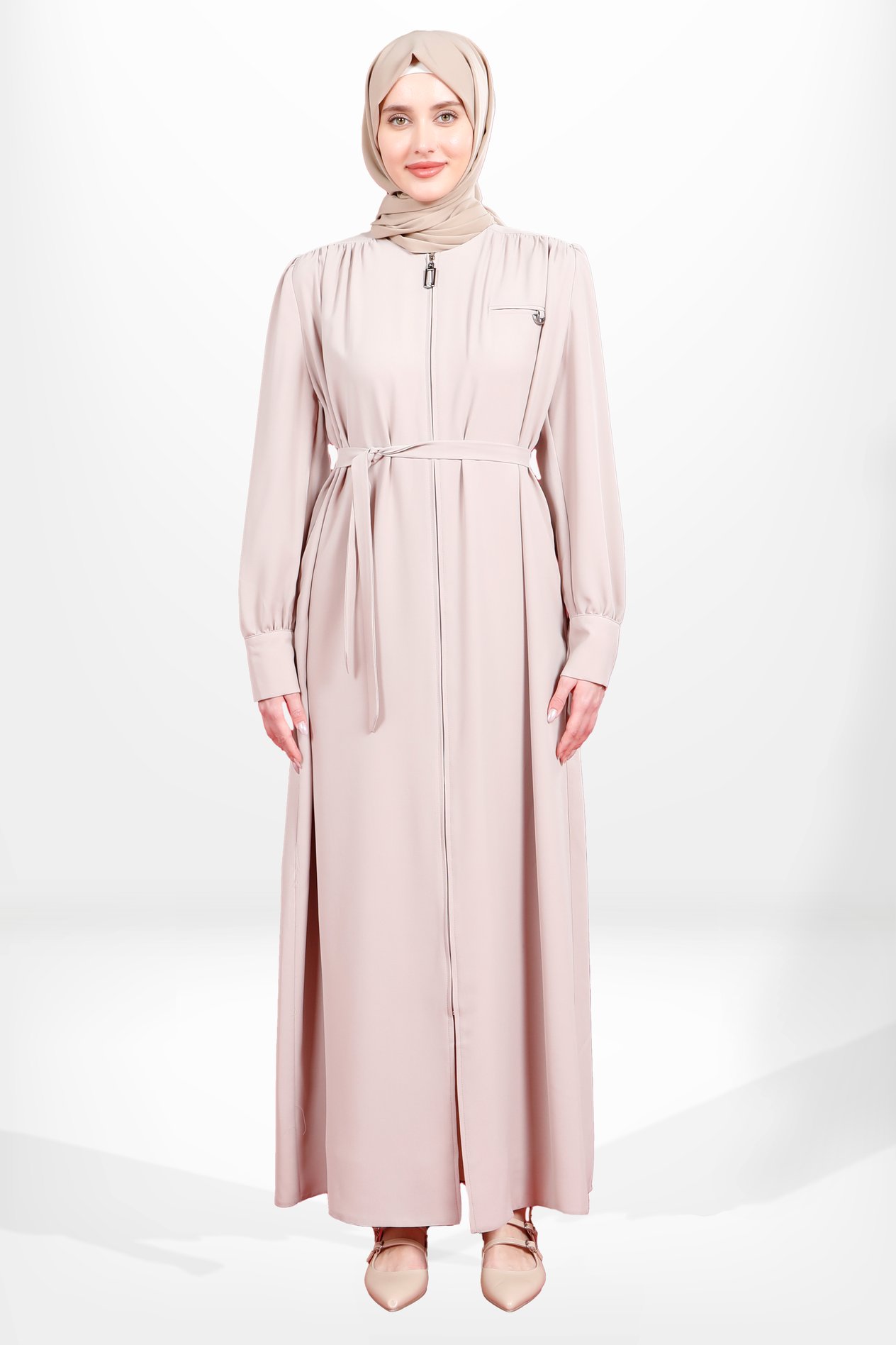 Beyza-3923 FERACE TOKALI BEJ