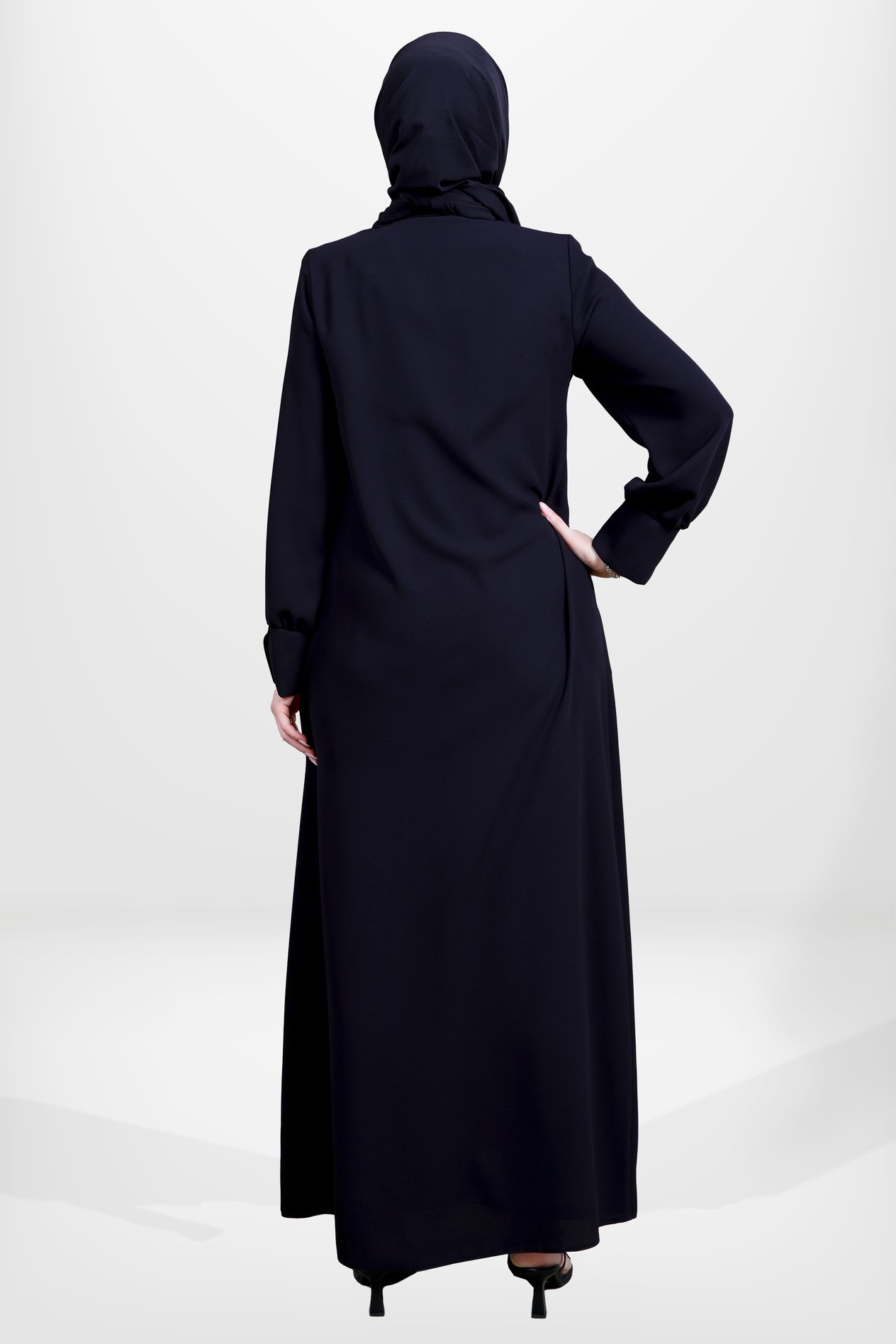 Beyza-3924 FERACE MANŞETLİ SİYAH