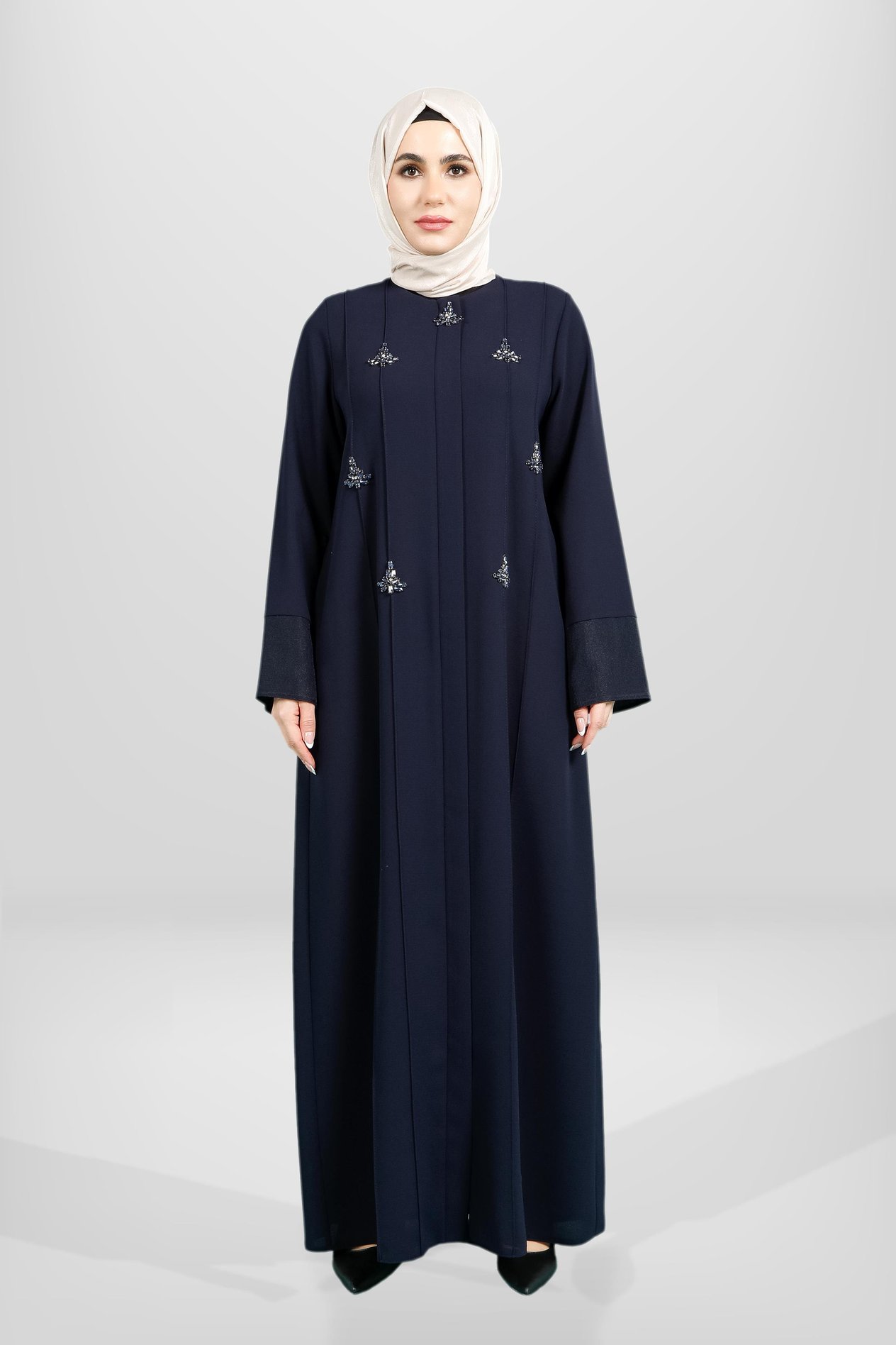 Beyza-3976 FERACE TAŞLI LACİVERT
