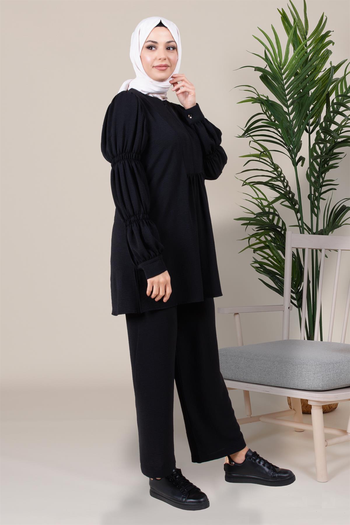 Beyza-4036 İKİLİ TAKIM SİYAH AEROBİN