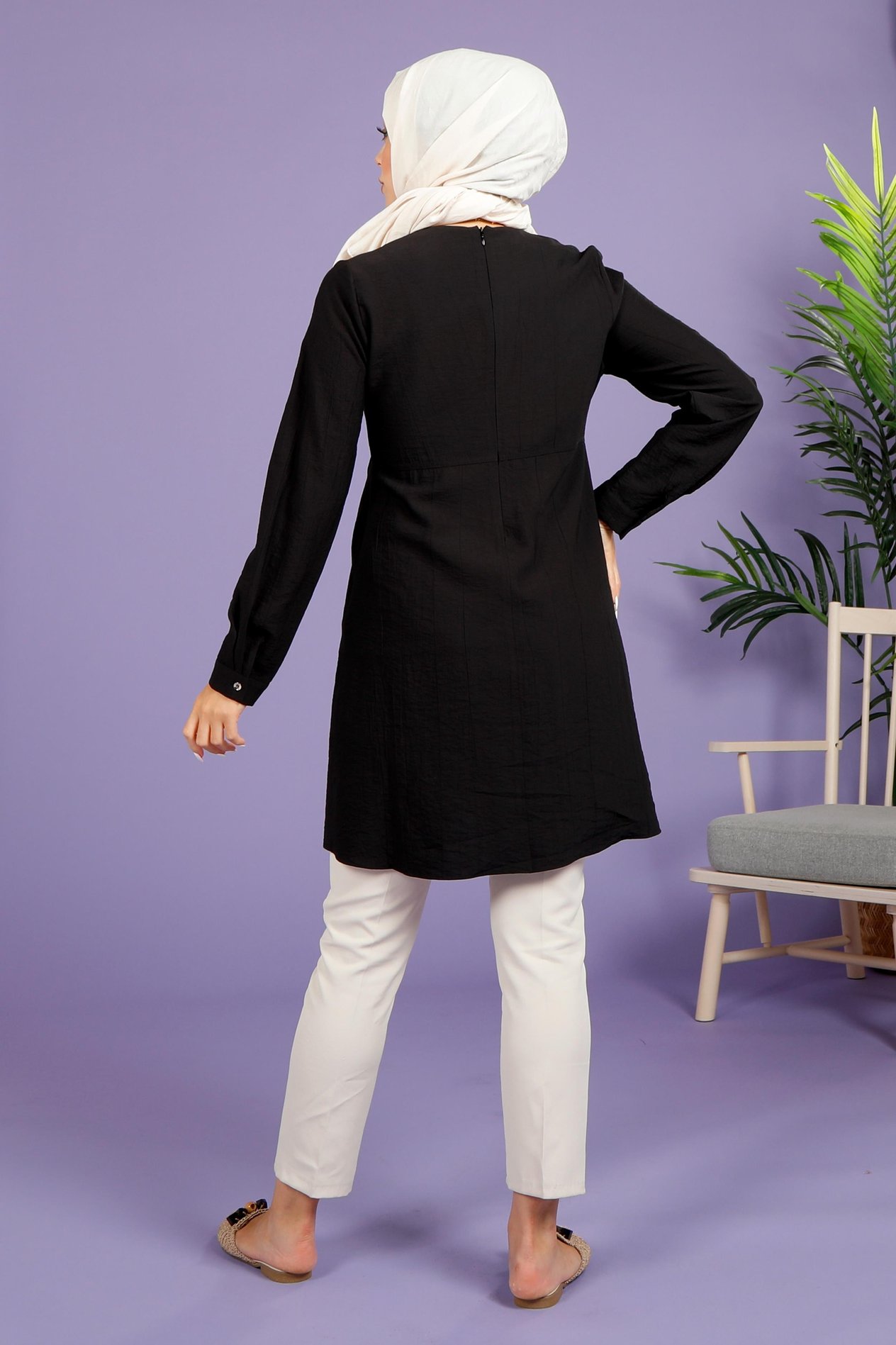 Beyza-4037 TUNİK SİYAH