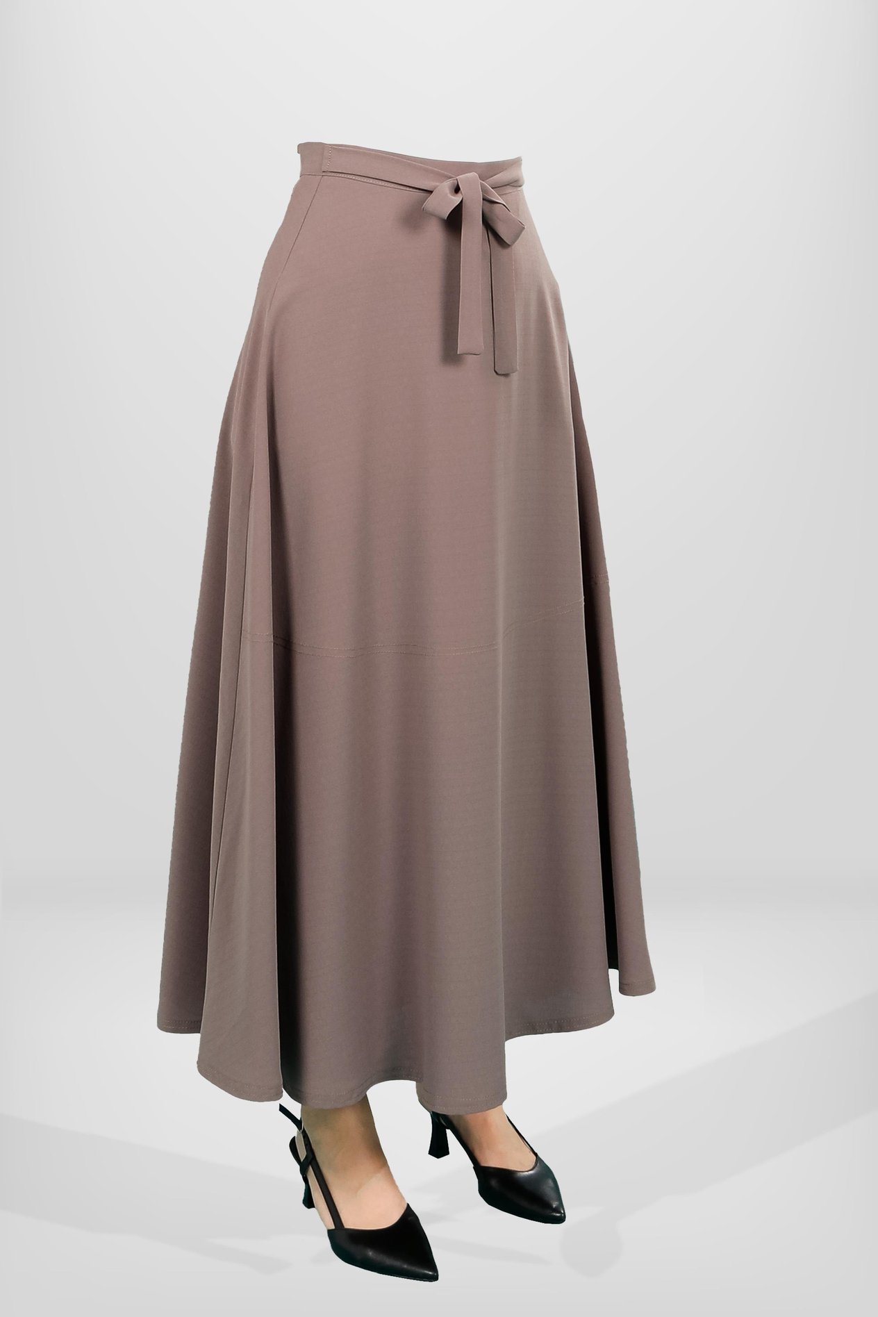 Markasız-4119 ETEK KLOŞ BEJ