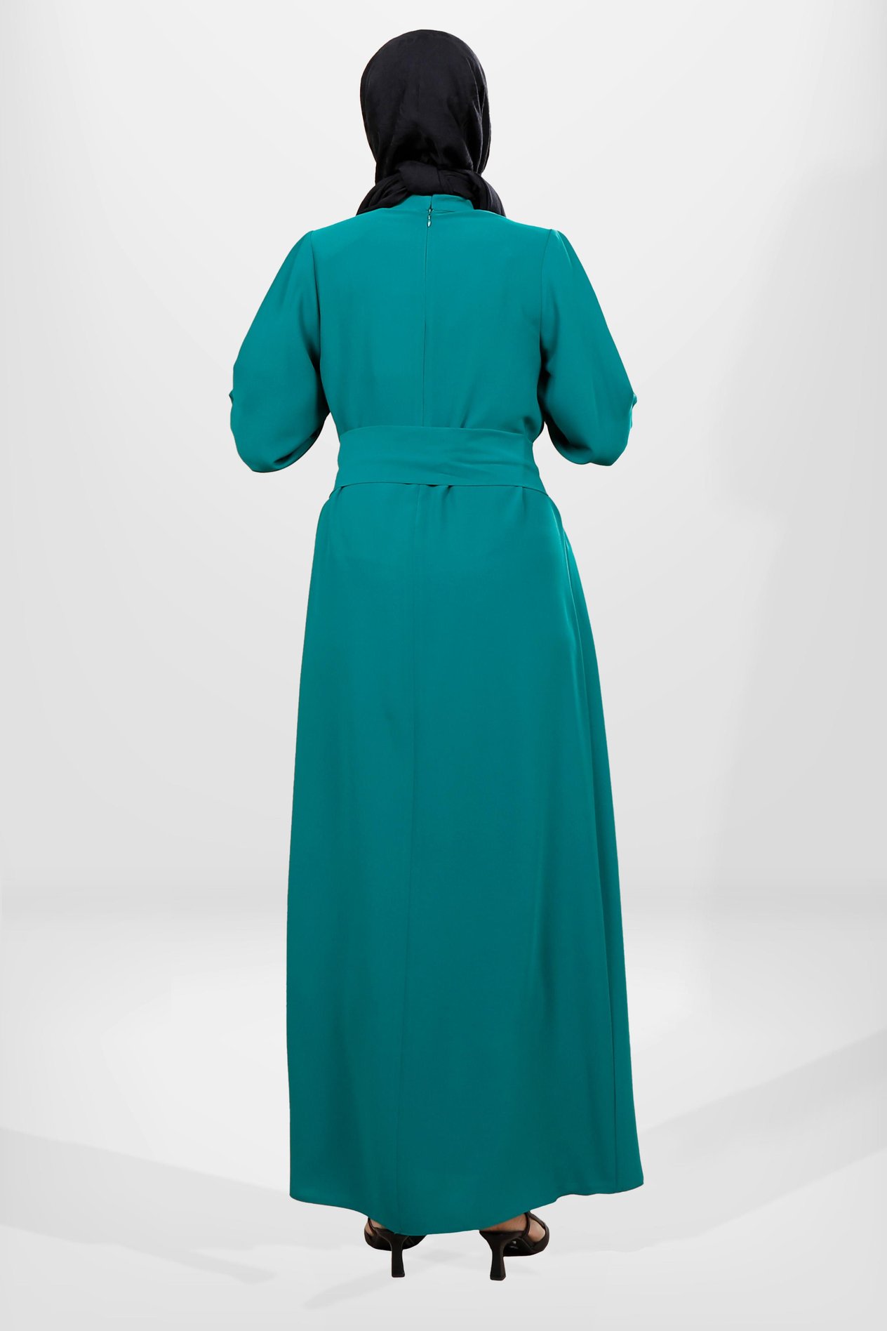 Beyza-5545 ELBİSE YEŞİL