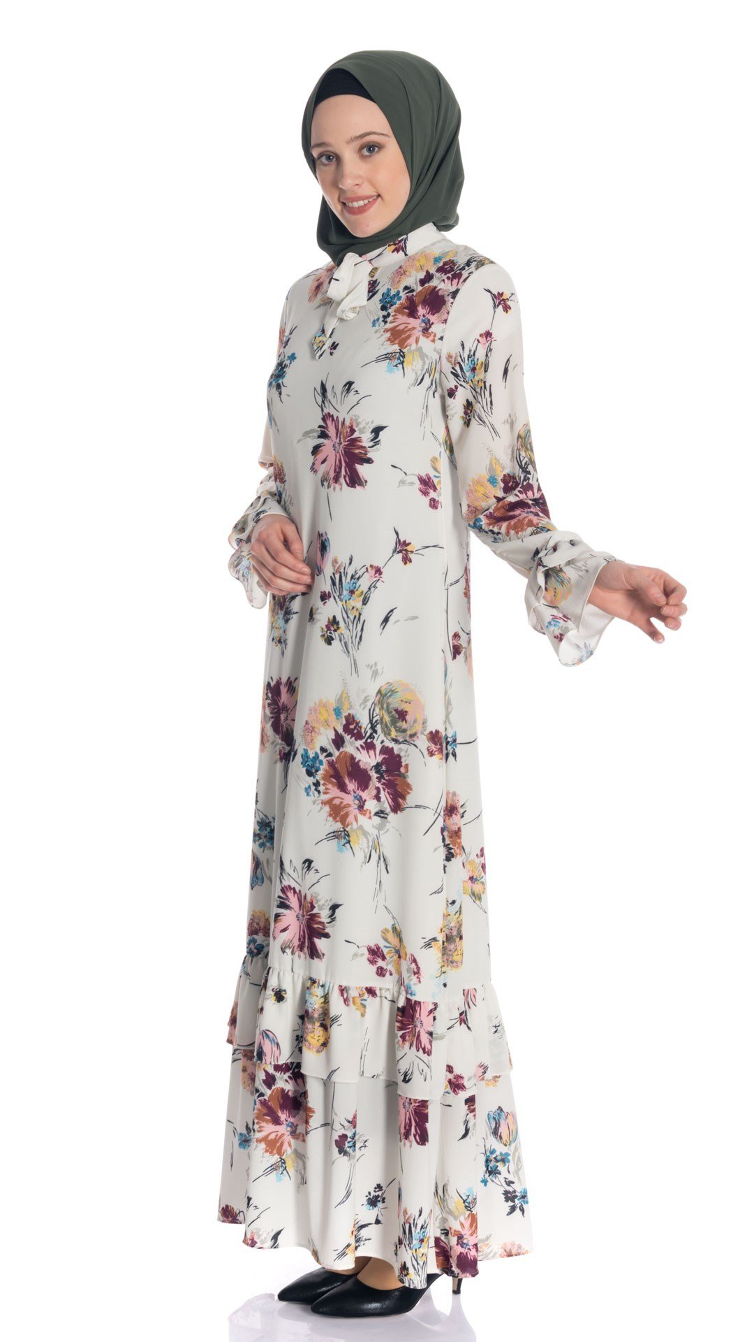 Beyza-BÜLBÜL ELBİSE DESENLİ KOBE