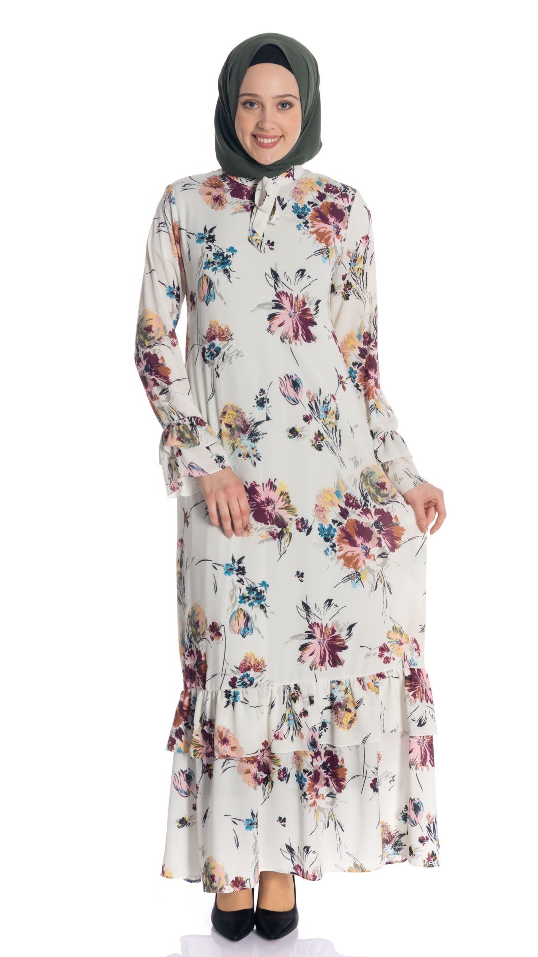 Beyza-BÜLBÜL ELBİSE DESENLİ KOBE