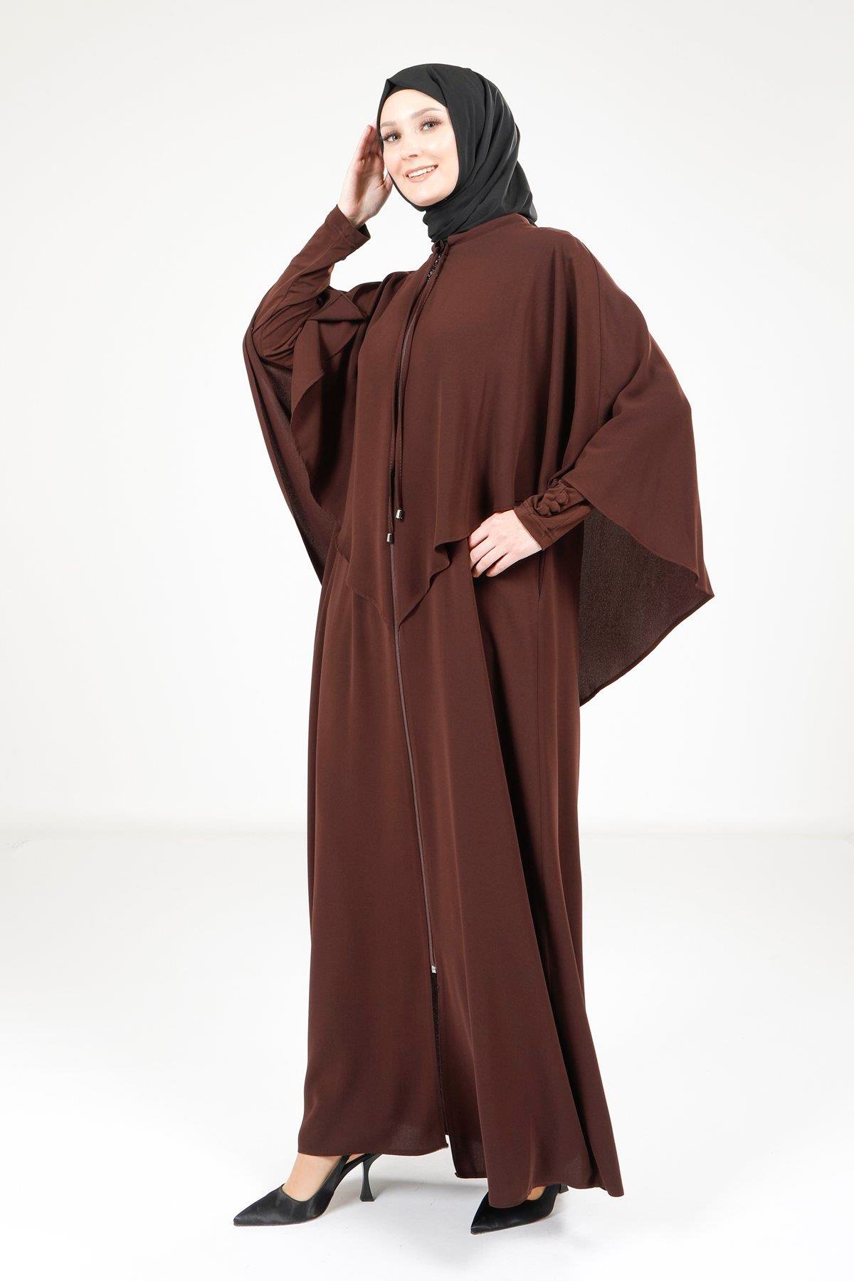 Beyza-9172 FERACE SUFLE ACI KAHVE