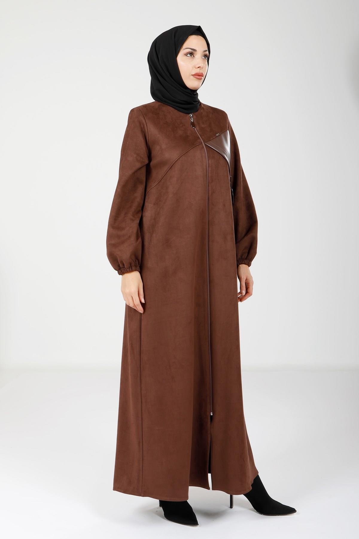 Beyza-3803 SÜET FERACE ACI KAHVE