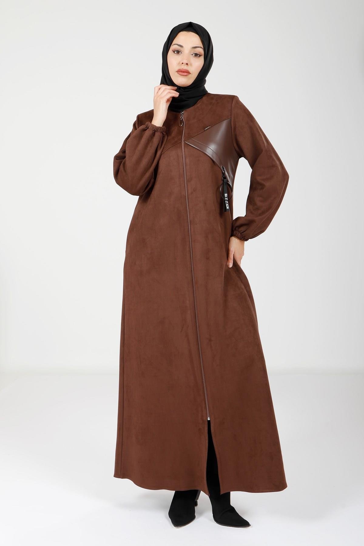 Beyza-3803 SÜET FERACE ACI KAHVE