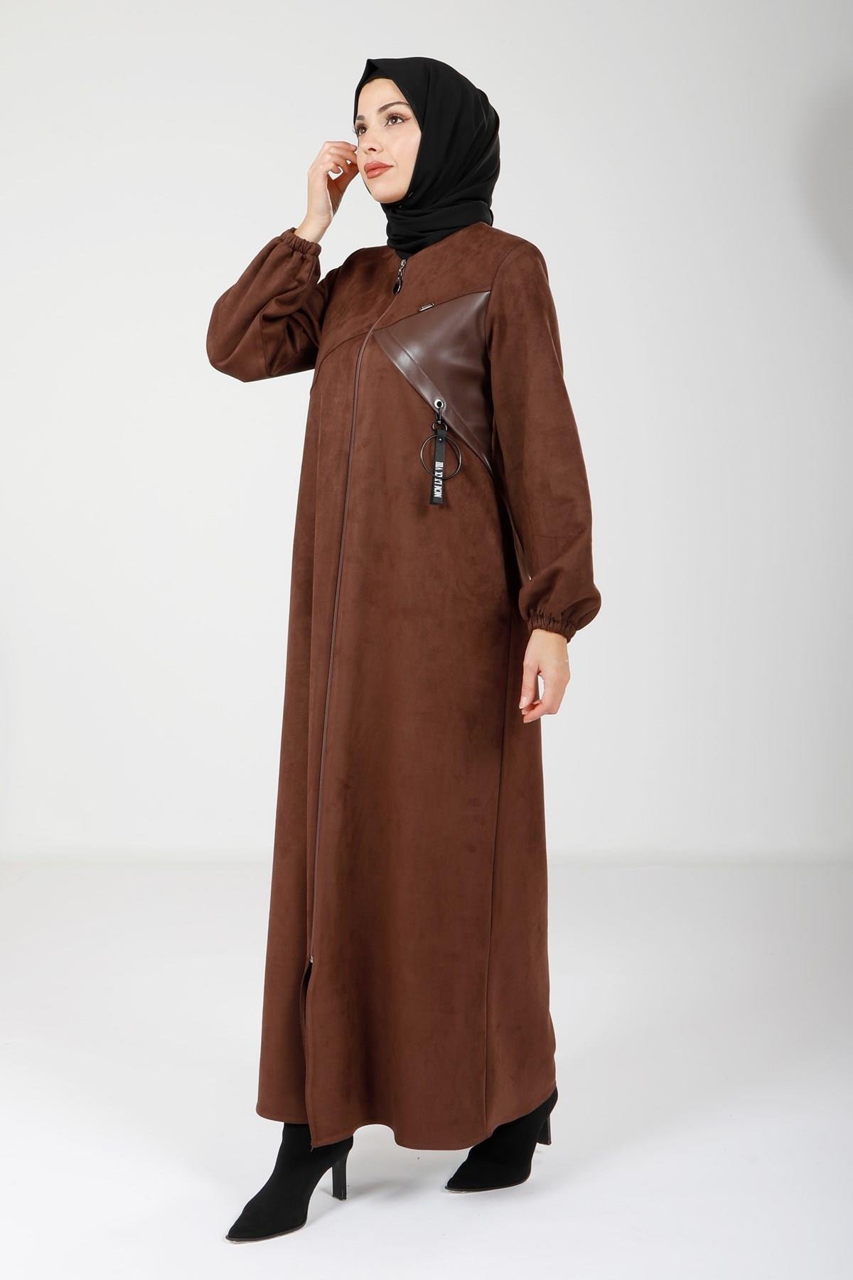 Beyza-3803 SÜET FERACE ACI KAHVE