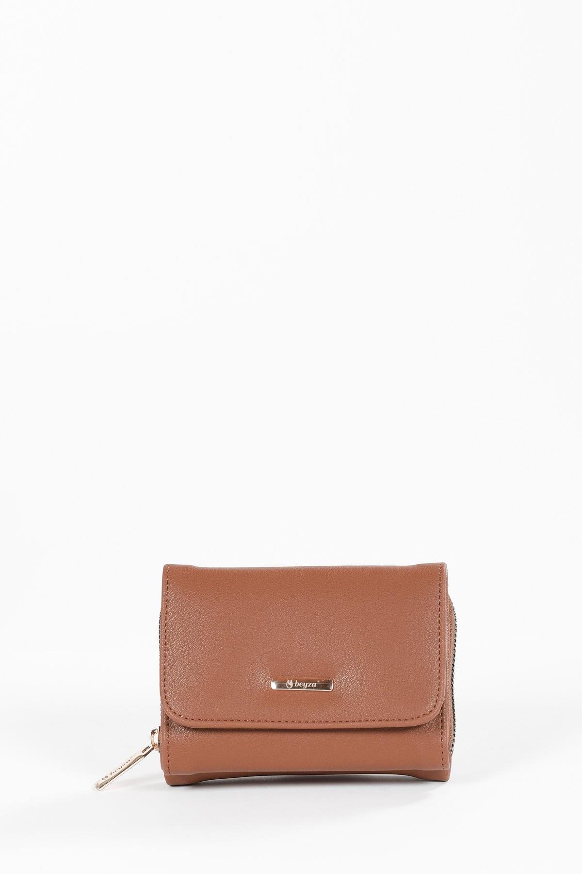Beyza-Beyza Kadın Cüzdan-El Çantası B180 Taba