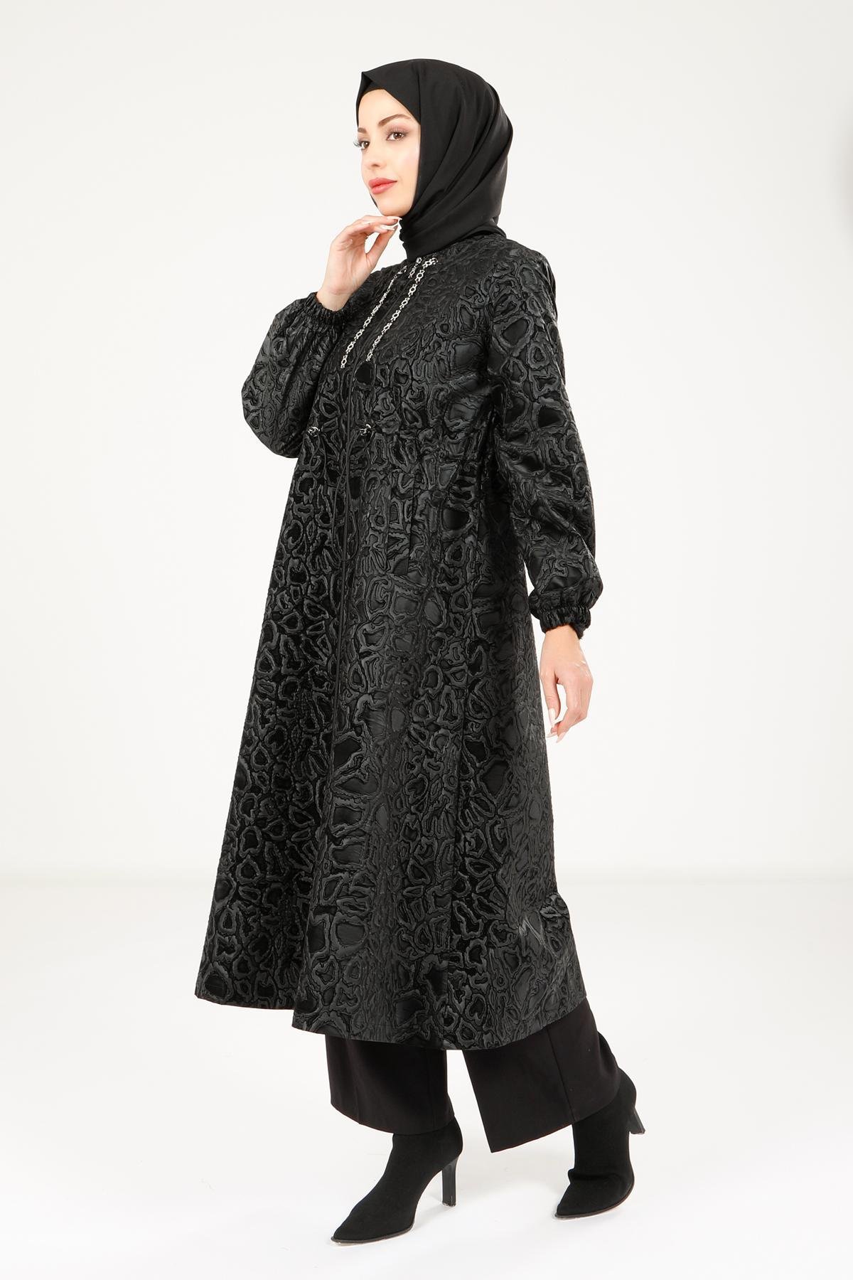 Beyza-9135 KAP PELUŞLU SİYAH
