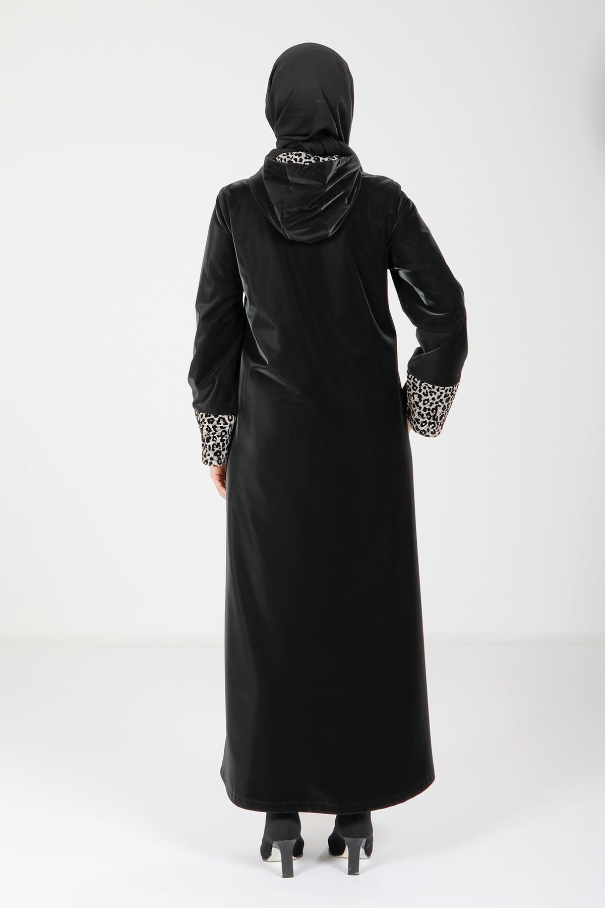 Beyza-9050 FERACE KAPŞONLU SİYAH