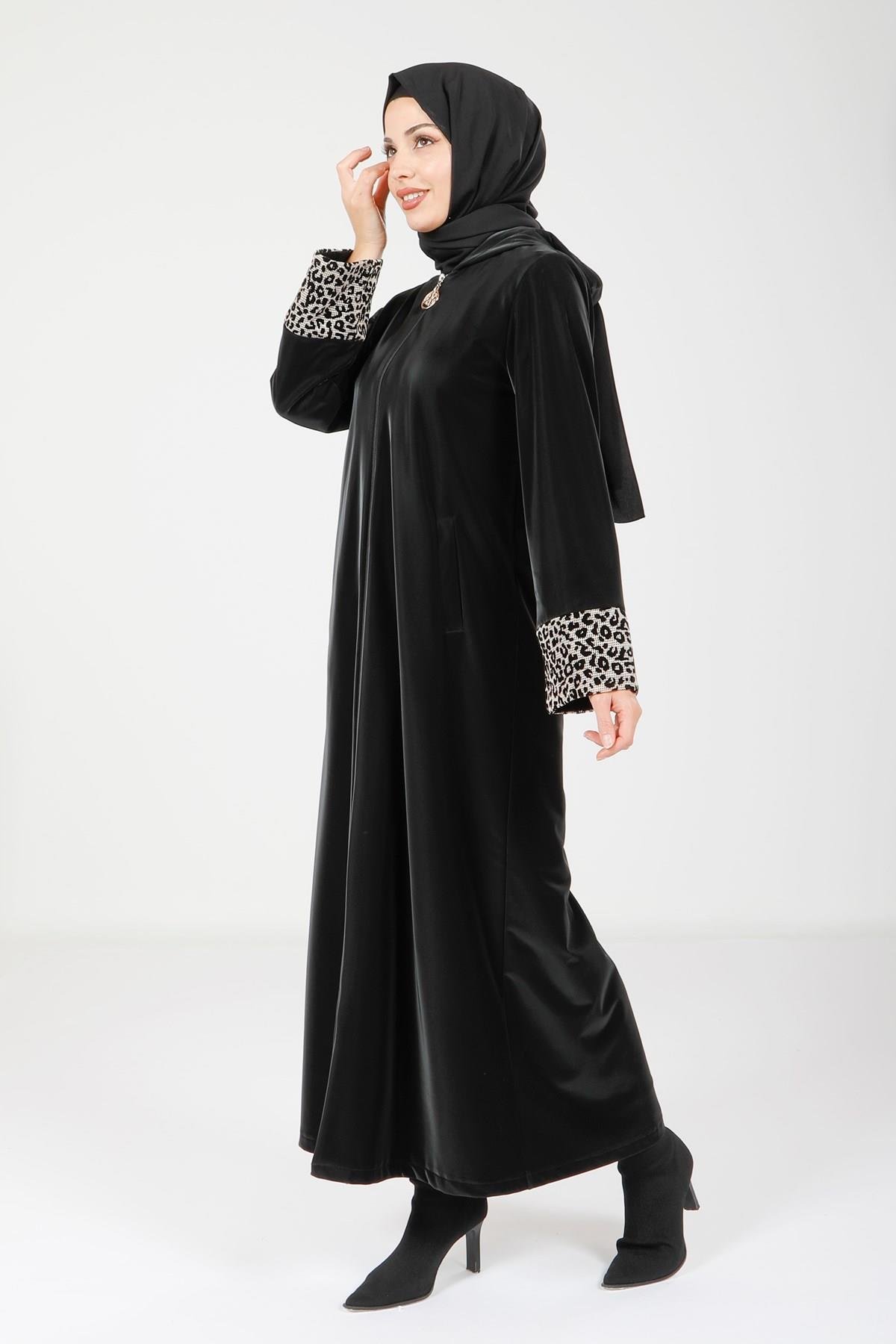 Beyza-9050 FERACE KAPŞONLU SİYAH