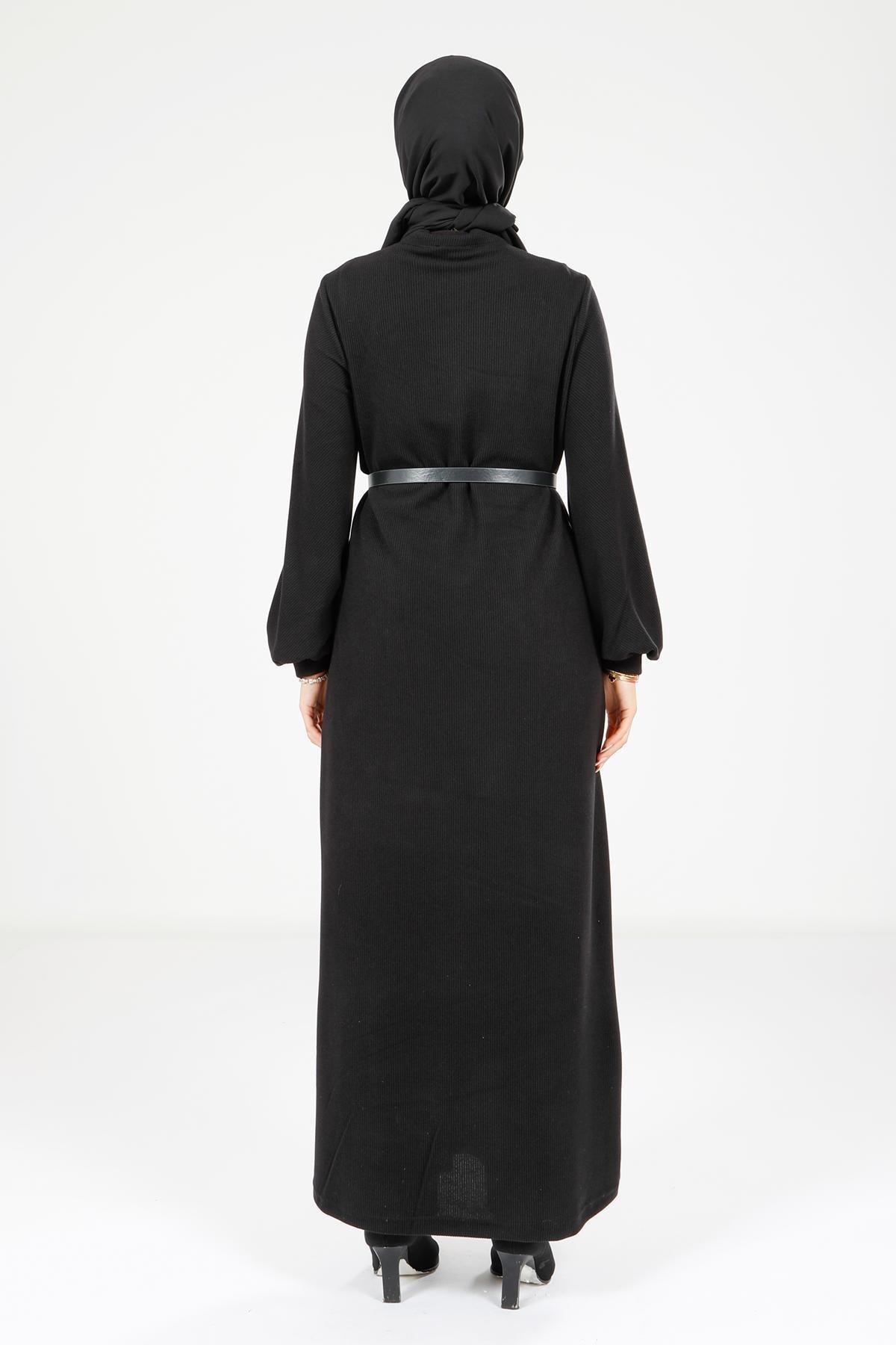 Beyza-9082 ELBİSE SİYAH