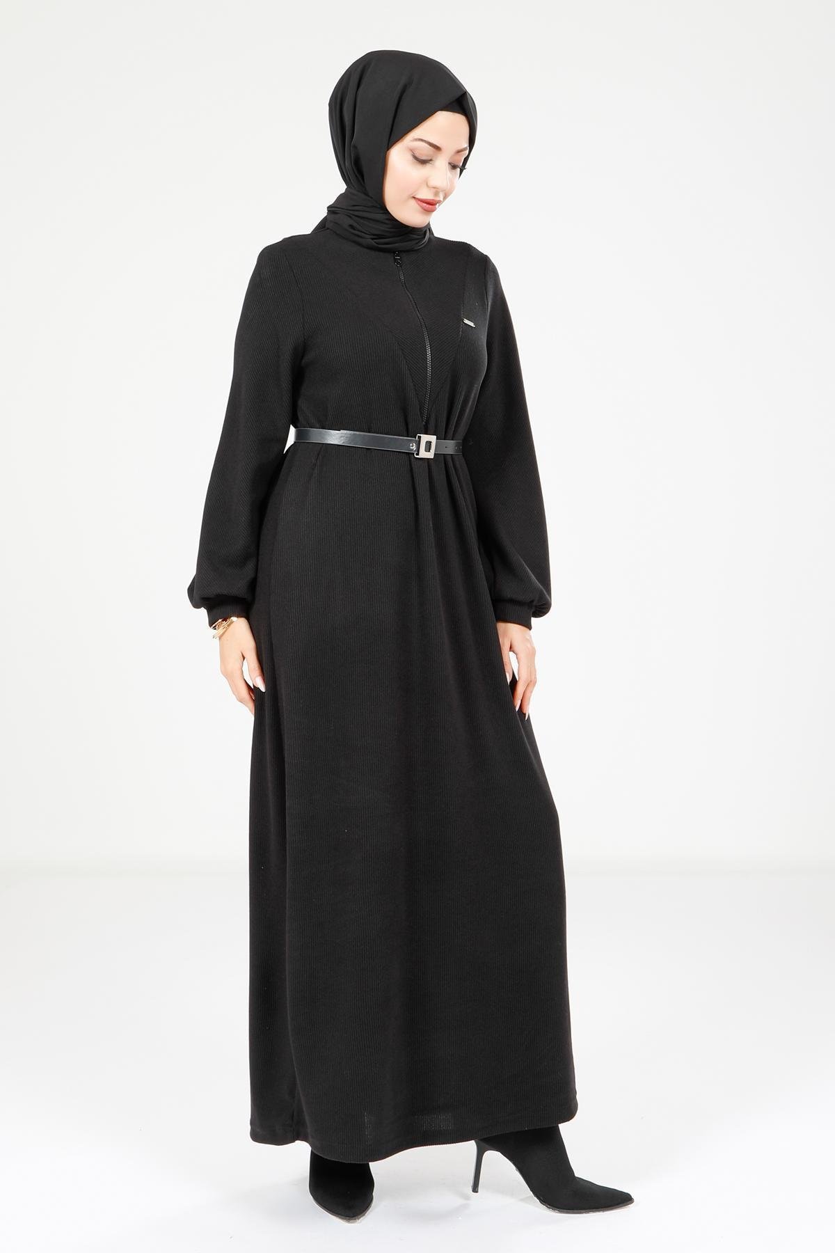 Beyza-9082 ELBİSE SİYAH