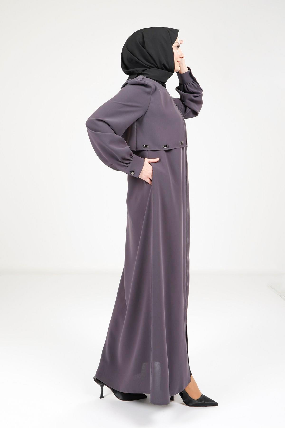 Beyza-9199 FERACE APOLETLİ FÜME