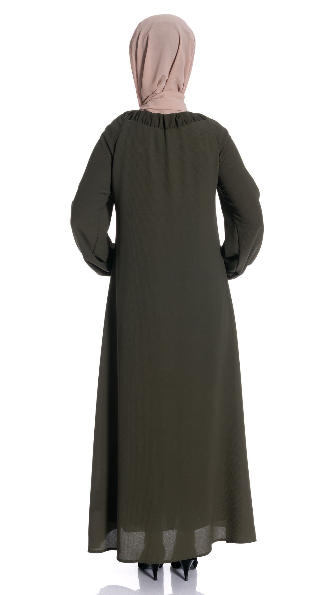 Beyza-REGLAN ELBİSE HAKİ KOBE