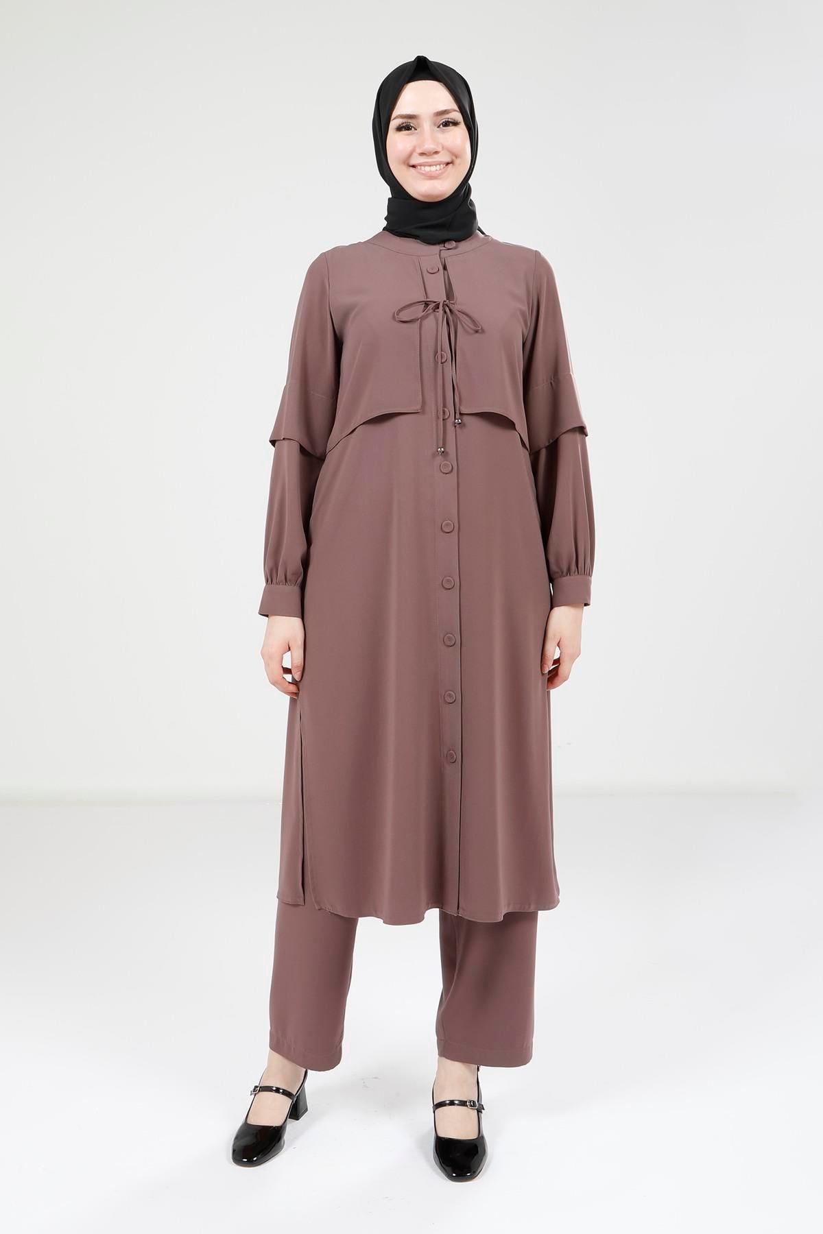 Beyza-Beyza Rüzgarlıklı Vizon Alt Üst Takım 9277